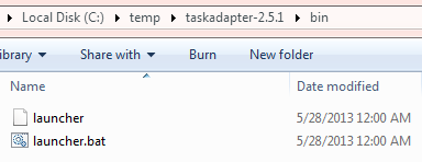 Task Adapter Launcher